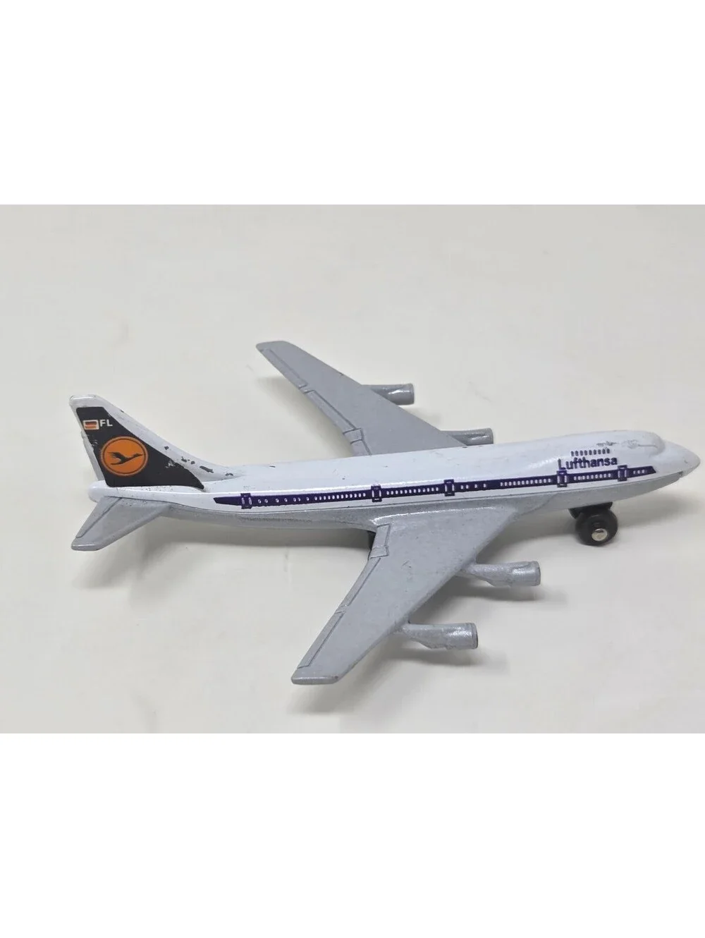 1973 Matchbox Superfast Boeing 747 Lufthansa Diecast Airplane Toy